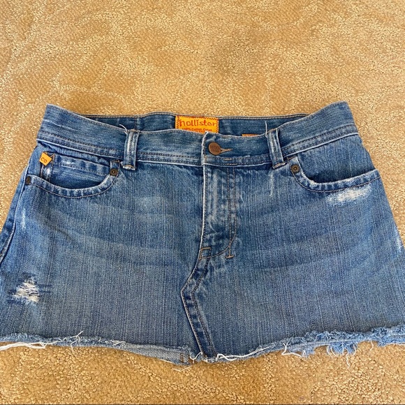 Hollister Dresses & Skirts - Jean mini skirt